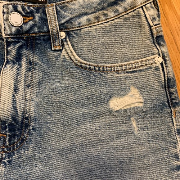 Mavi MILLIE High-Rise Relaxed Jeans Shorts NWT - Picture 2 of 9